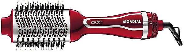 Escova Secadora Mondial Silver Red Line 1.200 Watts 110v ES-07