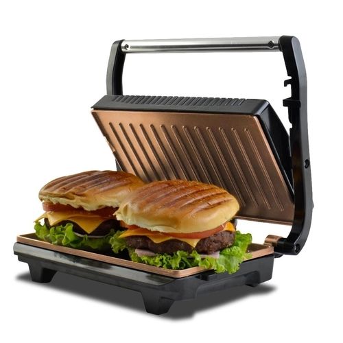 Sanduicheira e Grill Britania BGR24G Press Supreme Gold 220V
