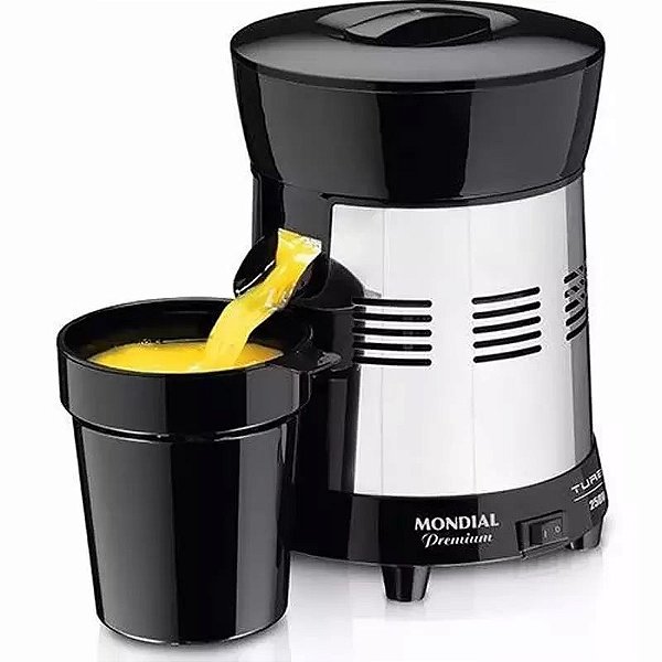 Extrator de Sucos Turbo Premium 250 W, Bivolt Mondial E-10