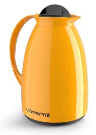 Garrafa Jarra Térmica 650Ml Quente Frio Para Água Café Suco Cor:Amarelo