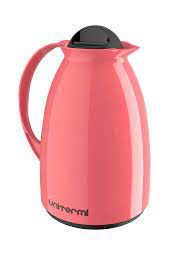 Garrafa Jarra Termica 650Ml Quente Frio Para Agua Cafe Suco Cor:Rosa