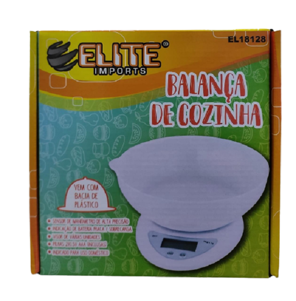 BALANCA DIGITAL DE COZINHA 10 KG ELITE EL400
