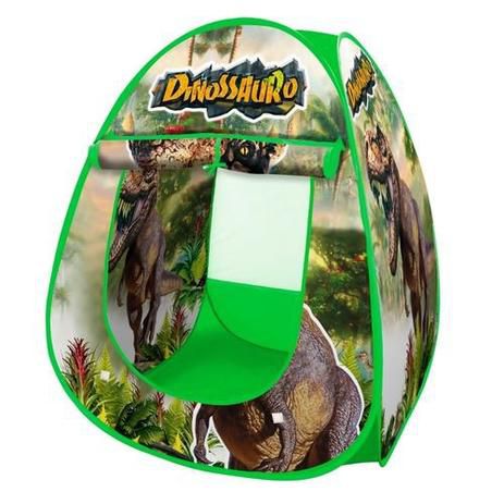 Barraca Toca Infantil Dobrável 91 cm Dinossauro com Bolsa