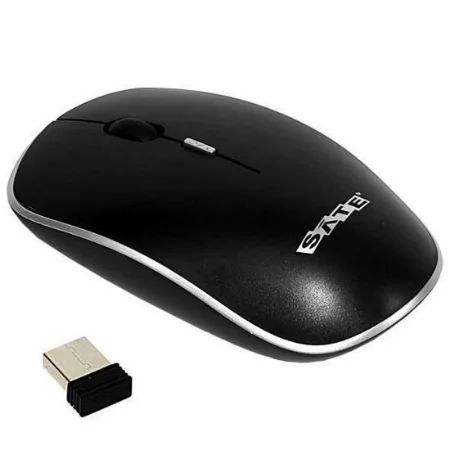 Mouse Sem Fio Optico USB Preto - Satellite