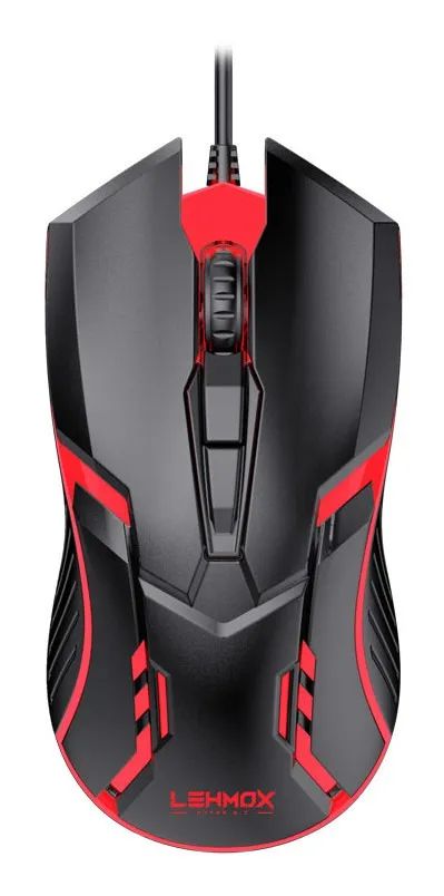 Mouse Gamer Optico 800-1000-1200 Dpi Rgb Led Gt-m5 Lehmox