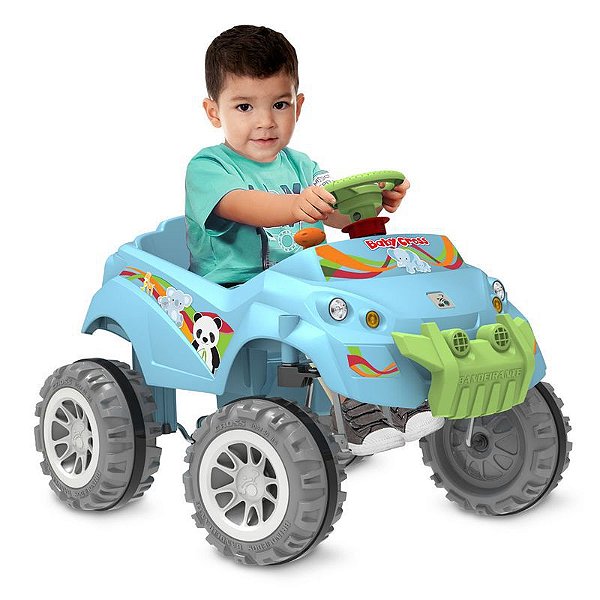 CARRINHO DE PASSEIO BABY CROSS PASSEIO E PEDAL Cor:azul