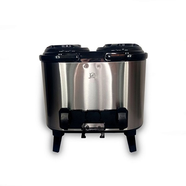 Botijão Termico Para Bebidas Inox Duplo 12L Preto AZ