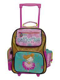 MOCHILA RODINHA HAPPY GIRL BALLERINA - CHENSON Cor:Rosa