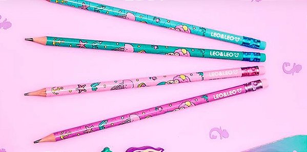 LAPIS DE ESCREVER SEREIA LEO E LEO