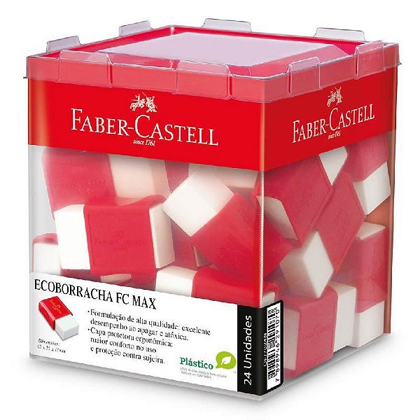 BORRACHA PLASTICA COM CAPA FABER-CASTELL
