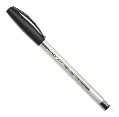 CANETA FABER CASTELL PRETA