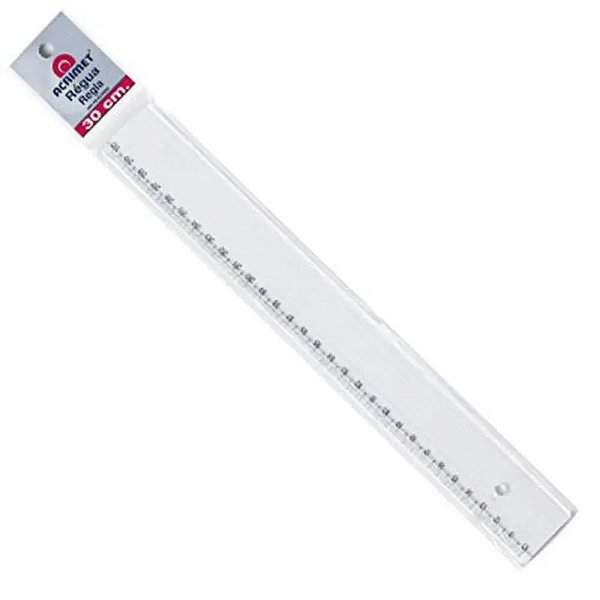 REGUA  POLIESTIRENO 30CM ACRIMET