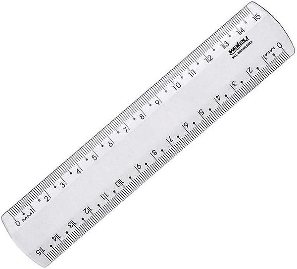 REGUA WALEU 15 CM