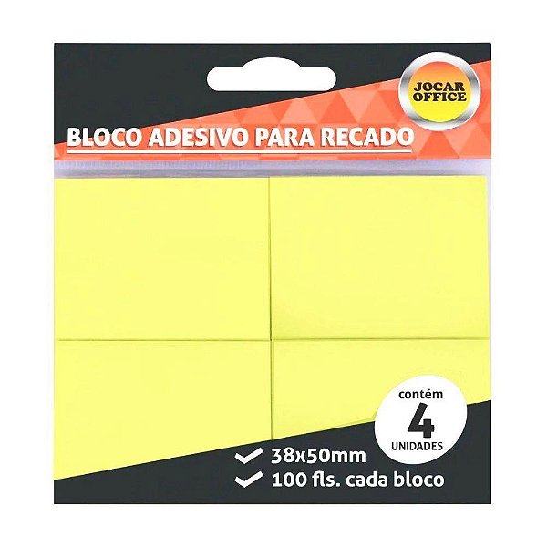 BLOCO ADESIVO 38X50MM