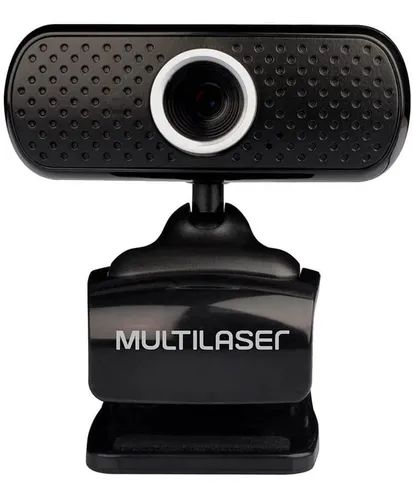Webcam Plugeplay 480P Mic Usb - Multilaser