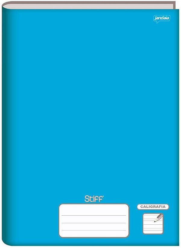 CADERNO CAPA DURA CALEGRAFIA JANDAIA 1 MATERIAS 96 FOLHAS AZUL