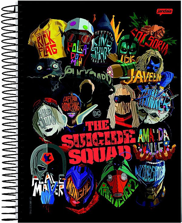 Caderno Universitário Esquadrão Suicida 1 Matéria