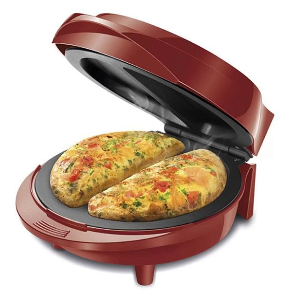 Omeleteira Mondial Pratic Omelet 1000W OM-03 Vermelha - 220V