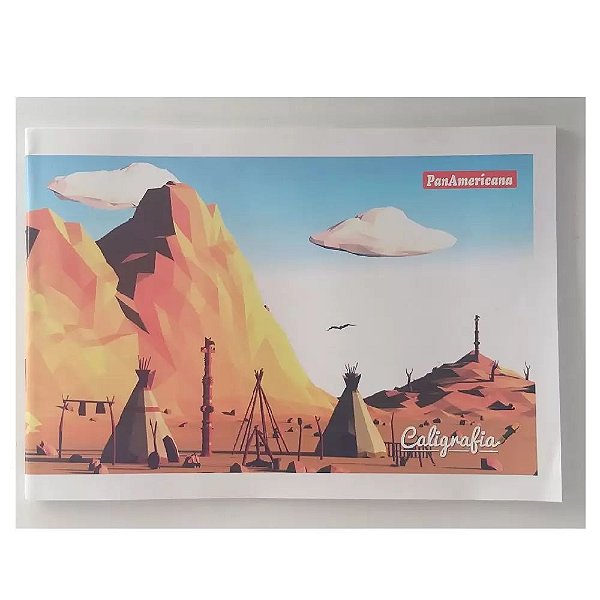 CADERNO PAN AMERICANA CALIGRAFIA 40 FOLHAS