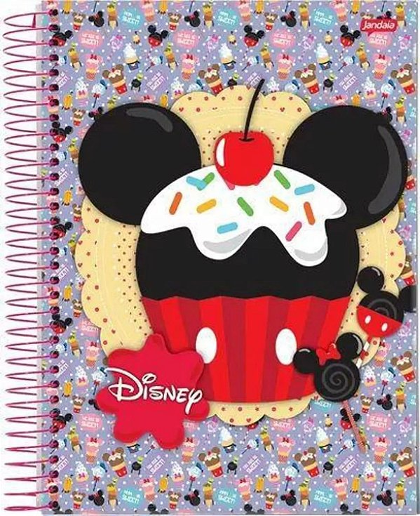 CADERNO CAPA DURA JANDAIA DISNEY 1 MATERIA 96 FOLHAS