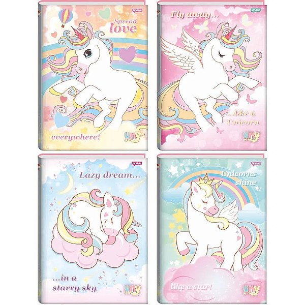 CADERNO CAPA DURA JANDAIA UNY 96 FOLHAS
