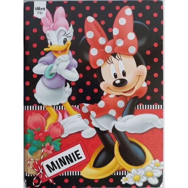 CADERNO CAPA DURA TILIBRA MINNIE 96 FOLHAS