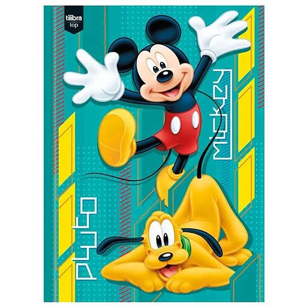 CADERNO CAPA DURA TILIBRA MICKEY MOUSE 48 FOLHAS