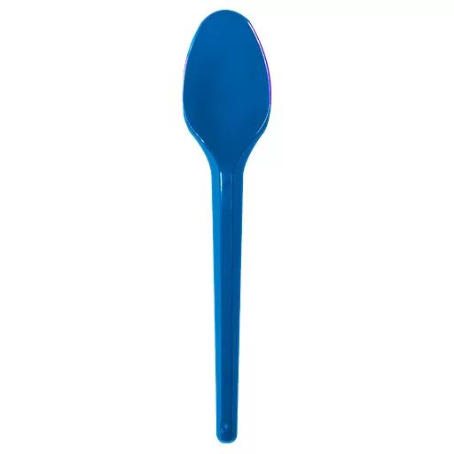 Colher Descartável Sobremesa Azul C/18 KARIN FESTAS
