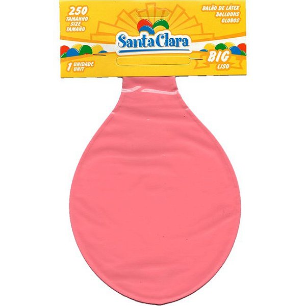 Balão Big Bexigão Rosa 25 Polegadas 1 Unidade SANTA CLARA