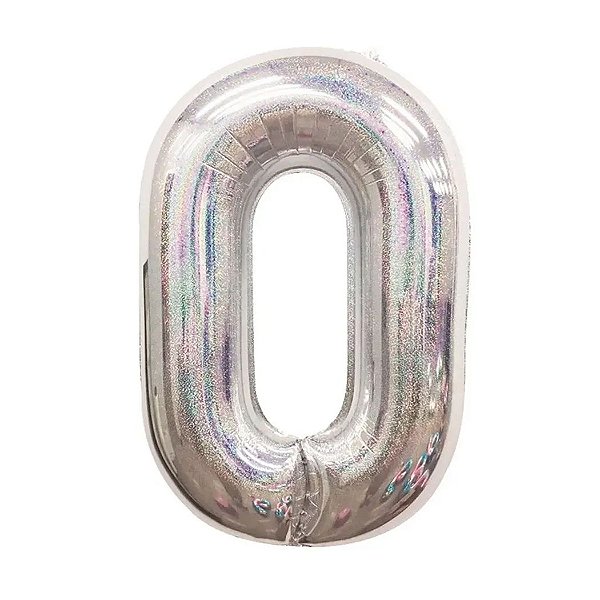 BALÃO METALICO 40CM NUMERO 0  FRUTA COR NEOTRENTINA