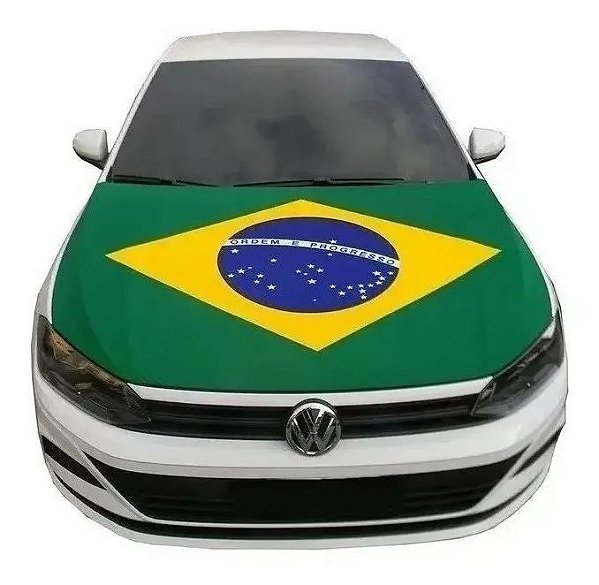 Bandeira Capo Carro 1,20 X 1,80 Brasil - Qualidade Premium