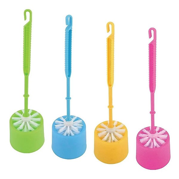 Escova Sanitaria P/ Limpeza De Vaso Banheiro Com Suporte