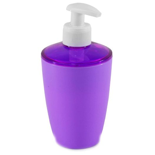 Saboneteira Porta Sabonete Liquido De Plastico Colors 350ml