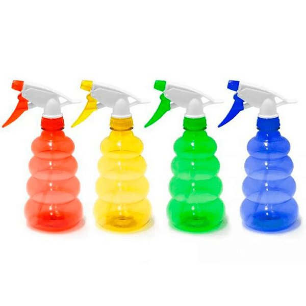 Pulverizador Plástico 500ml Colorido Ondulado Sortido