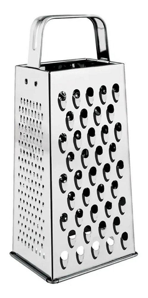 Ralador Aço Inox 4 Faces Profissional 24cm