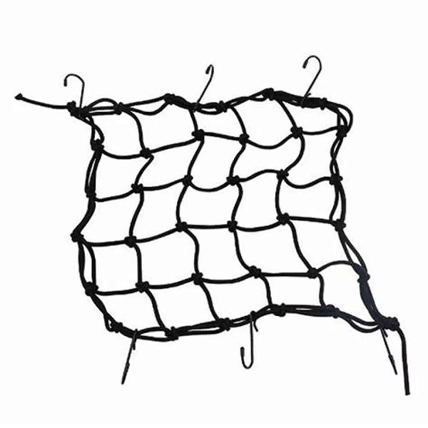 Rede Elástica Bagageiro 40x40 6 Ganchos Universal
