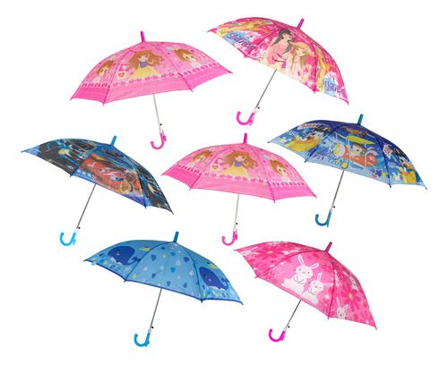 Guarda Chuva E Sombrinha Infantil Vários Modelos Sortido