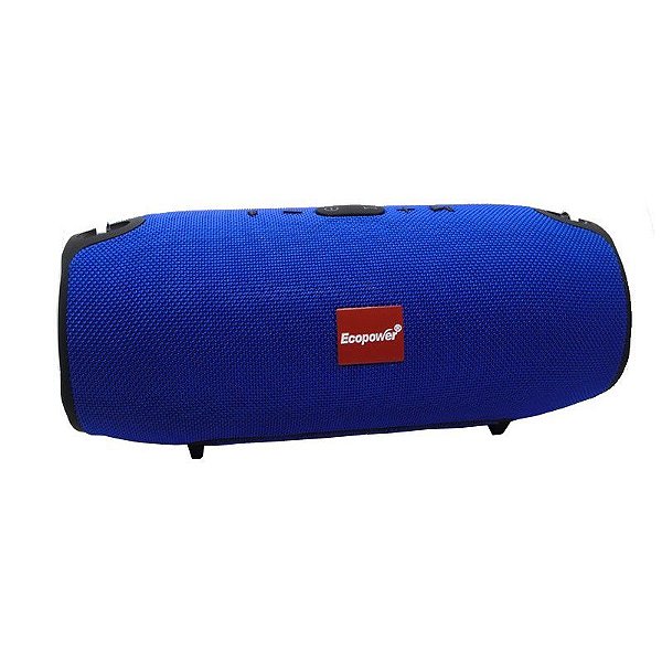 CAIXA DE SOM SPEAKER ECOPOWER BLUETOOTH USB EP-2318 AZUL