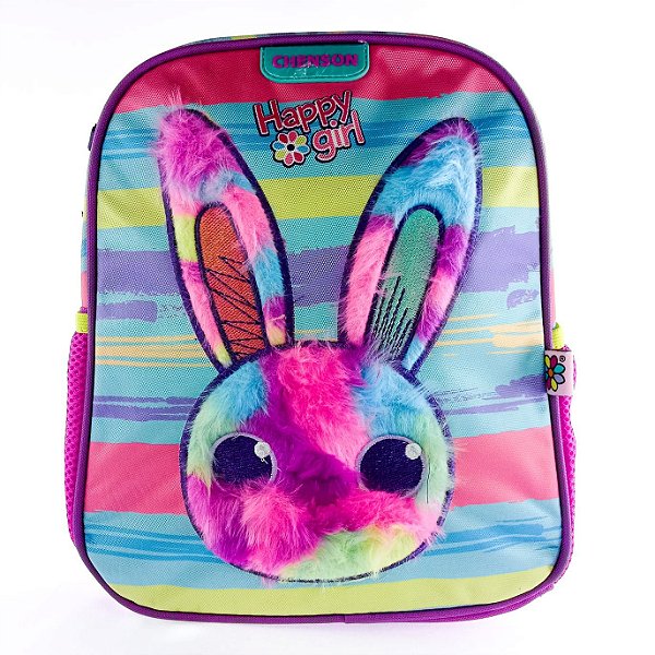 MOCHILA BOLSA ESCOLAR DE COELHO FOFINHO CHENSON