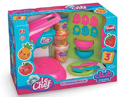 Kit Massinha Modelar C/ Maquina Club Massa Le Chef