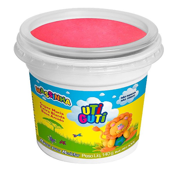 MASSINHA DE MODELAR UTI GUTI 140G ROSA