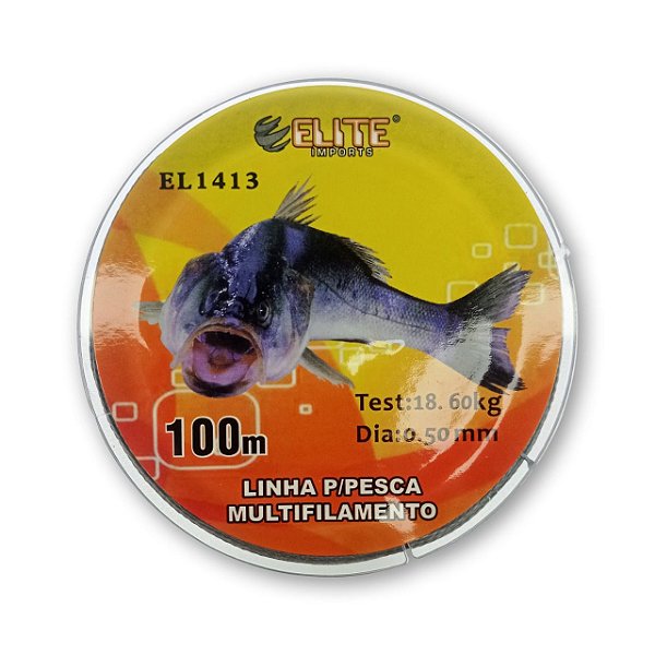 Linha De Pesca Multifilamento 50Mm 100M 60KG