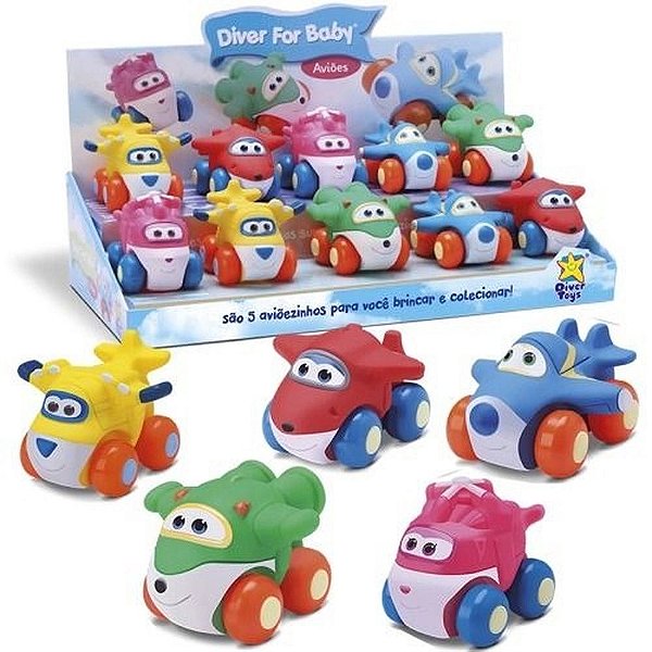 BICHINHO DE VINIL C/ RODAS DIVER FOR BABY DIVER TOYS