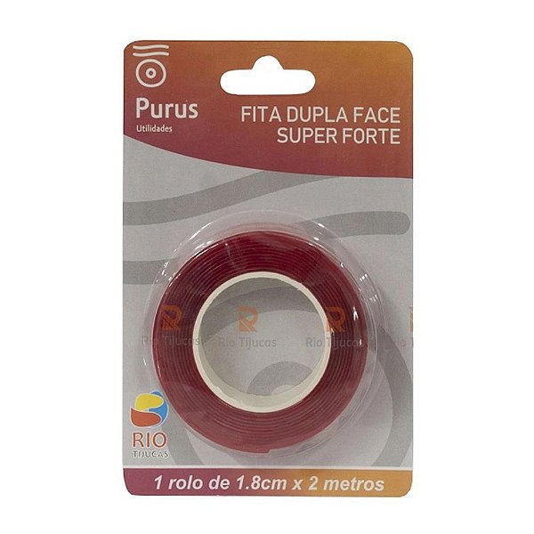 FITA DUPLA FACE SUPER COLA SILICONE 2M
