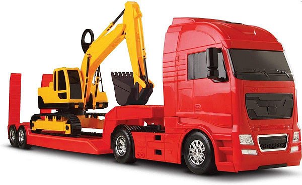CAMINHAO TRCK COM ESCAVADEIRA  ROMA 1327