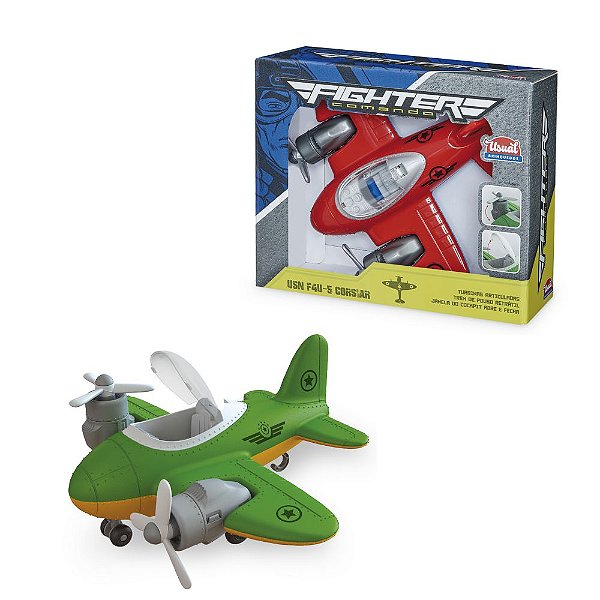Brinquedo Avião Fighter Comando - Usual Brinquedos