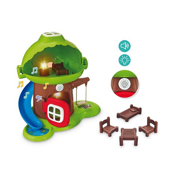 Casa Na Arvore Little Land 30 Cm Usual Brinquedos P Criança