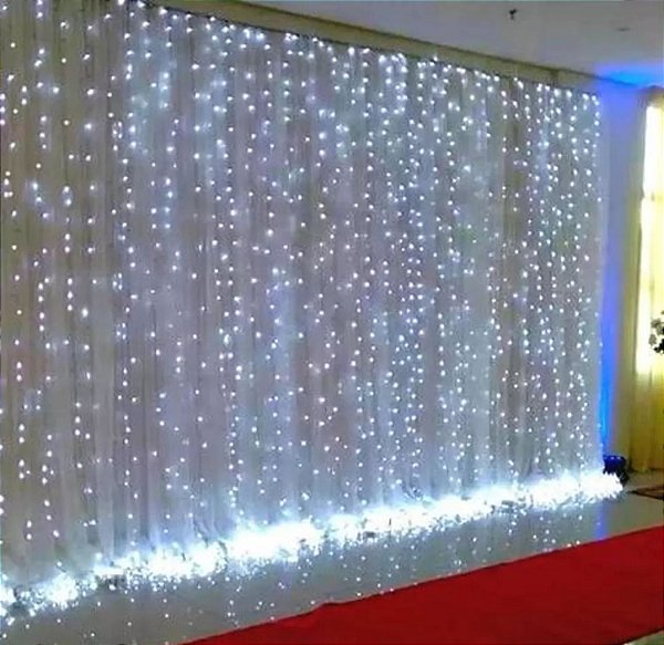 PISCA PISCA CACHOEIRA BRANCO FRIO COM 8 FUNÇÃO 240 LEDS