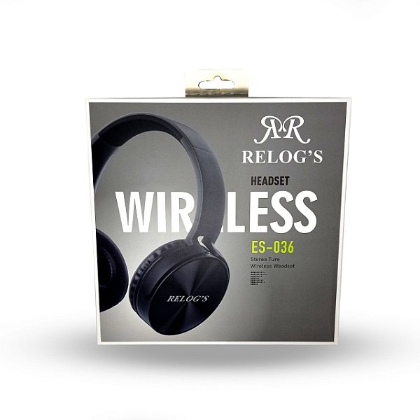 Headset Stereo Bluetooth Relog's ES-036 - Preto