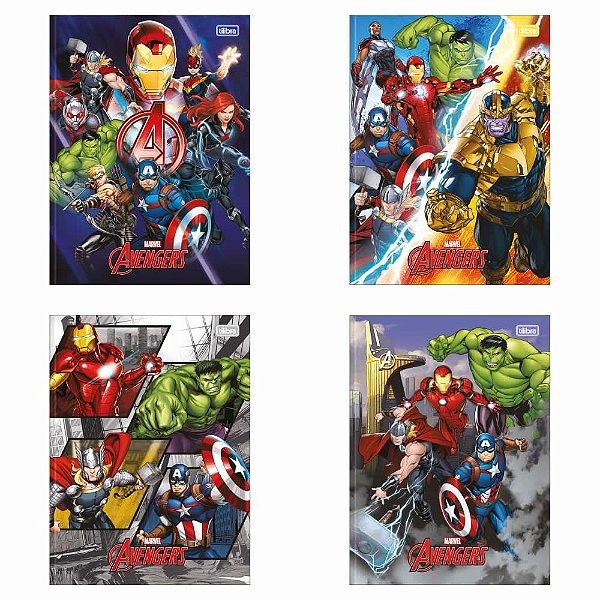 Caderno Brochurão Avengers 80fls - Tilibra
